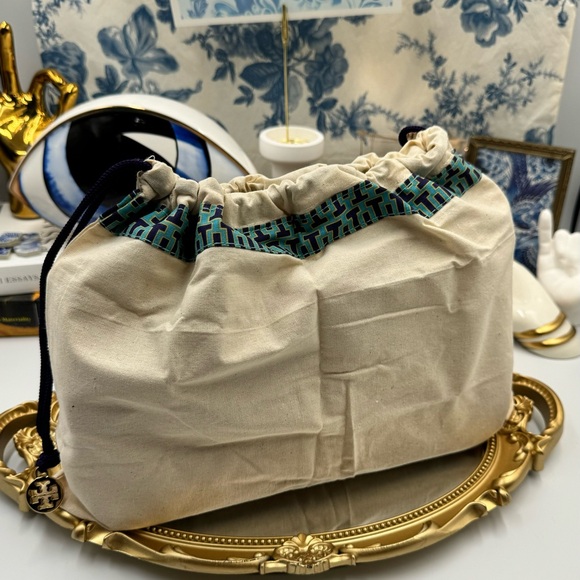 🆕 TORY BURCH 🧿 NWOT T Monogram Embossed Studio, Golden Sunset - AUTHENTICATED - Picture 15 of 16